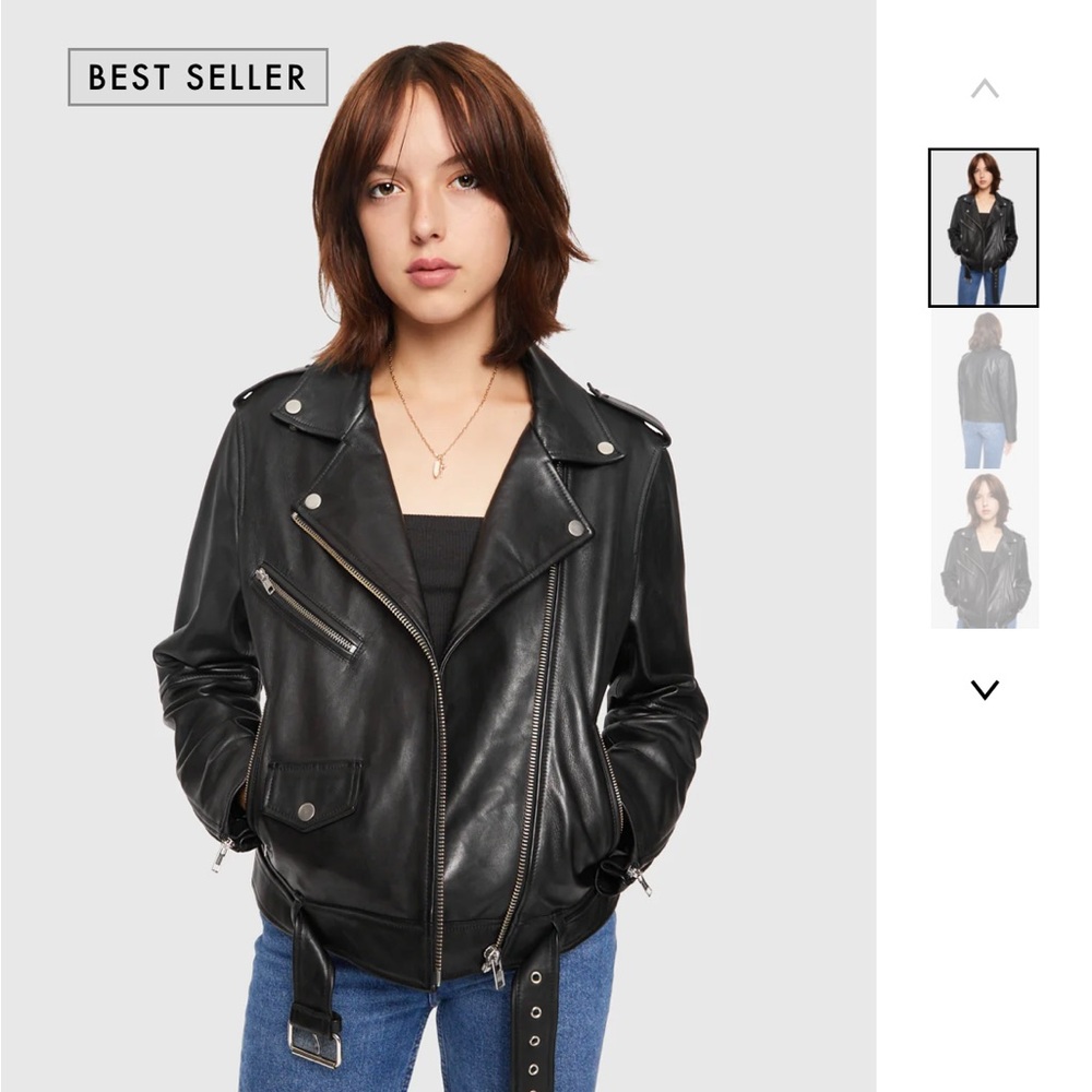 Rebecca Minkoff Leather Biker Jacket
